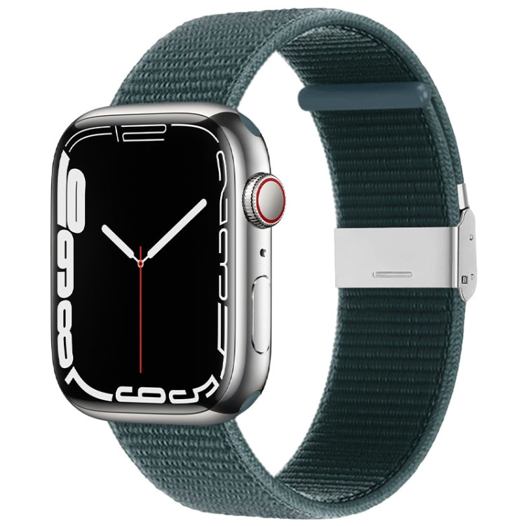 Cinturino in nylon con fibbia in metallo, For Apple Watch Series 8&7 41mm / SE 2&6&SE&5&4 40mm / 3&2&1 38mm, For Apple Watch Ultra 49mm / Series 8&7 45mm / SE 2&6&SE&5&4 44mm / 3&2&1 42mm