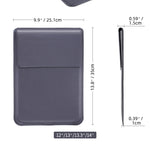 Borsa per laptop 4 in 1 in pelle PU con staffa funzionale, For MacBook 12 / 14 inch, For MacBook 15 / 16 inch