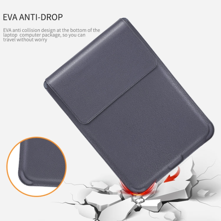Borsa per laptop 4 in 1 in pelle PU con staffa funzionale, For MacBook 12 / 14 inch, For MacBook 15 / 16 inch
