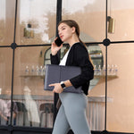 Borsa per laptop 4 in 1 in pelle PU con staffa funzionale, For MacBook 12 / 14 inch, For MacBook 15 / 16 inch