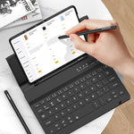 Custodia in pelle per tastiera Bluetooth pieghevole magnetica GKK con penna, For Samsung Galaxy Z Fold3 5G, For Samsung Galaxy Z Fold4
