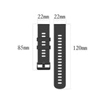 Per Xiaomi Watch Color 22mm Cinturino da polso in silicone con chiusura a sgancio rapido