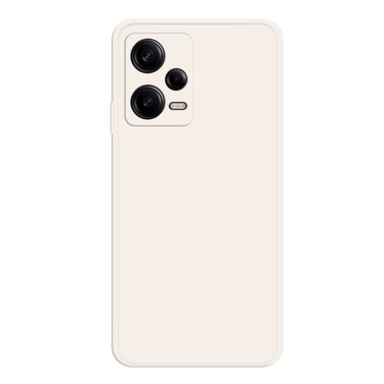 Custodia per telefono con bordo dritto in silicone liquido imitazione, For Xiaomi Redmi Note 12 China, For Xiaomi Redmi Note 12 Pro 5G China, For Xiaomi Redmi Note 12 Pro 5G Global