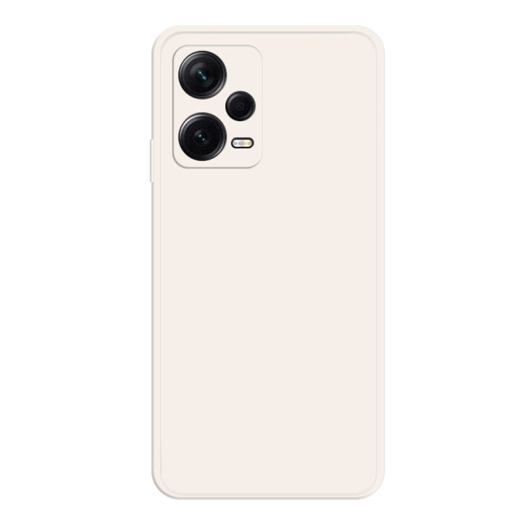Custodia per telefono con bordo dritto in silicone liquido imitazione, For Xiaomi Redmi Note 12 Pro+ China