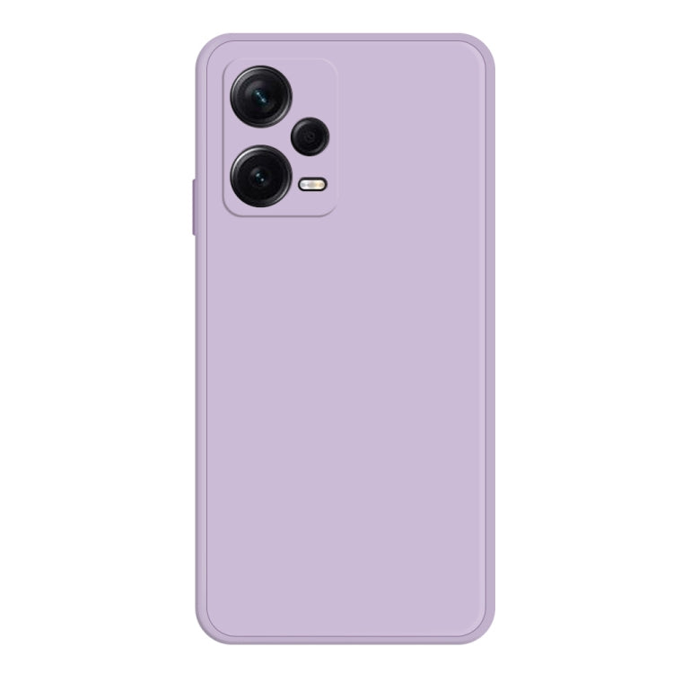 Custodia per telefono con bordo dritto in silicone liquido imitazione, For Xiaomi Redmi Note 12 Pro+ China
