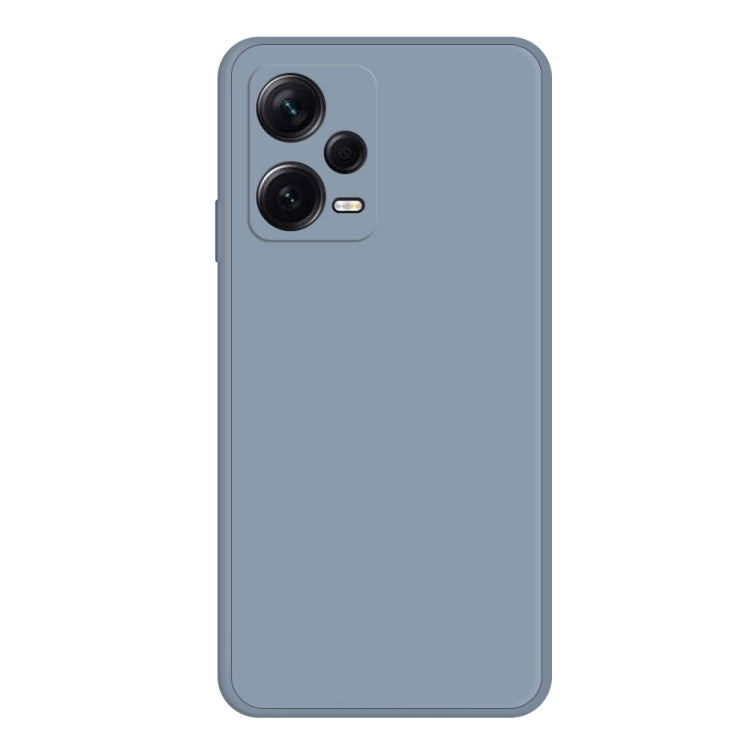 Custodia per telefono con bordo dritto in silicone liquido imitazione, For Xiaomi Redmi Note 12 Pro+ China