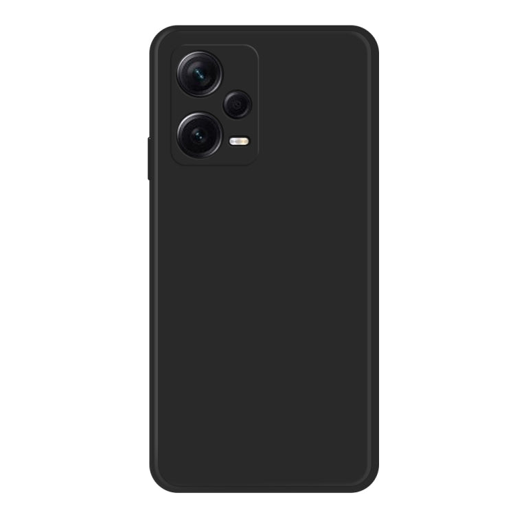 Custodia per telefono con bordo dritto in silicone liquido imitazione, For Xiaomi Redmi Note 12 Pro+ China