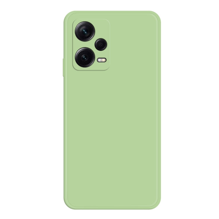 Custodia per telefono con bordo dritto in silicone liquido imitazione, For Xiaomi Redmi Note 12 Pro+ China