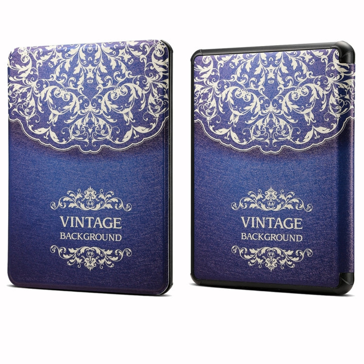 Custodia per tablet in pelle verniciata Voltage, For Amazon Kindle 11th Gen 2022 6 inch
