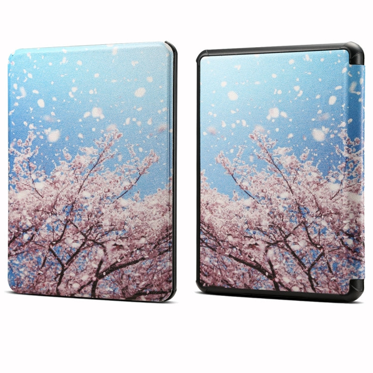 Custodia per tablet in pelle verniciata Voltage, For Amazon Kindle 11th Gen 2022 6 inch