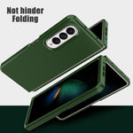 Custodia per telefono pieghevole con copertura per PC in tinta unita, For Samsung Galaxy Z Fold4 5G