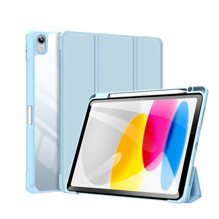 Custodia Smart Tablet in pelle antiscivolo serie DUX DUCIS TOBY, For iPad 10th Gen 10.9 2022
