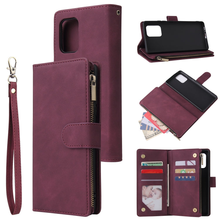 Custodia portafoglio in pelle con slot carte per Galaxy A51