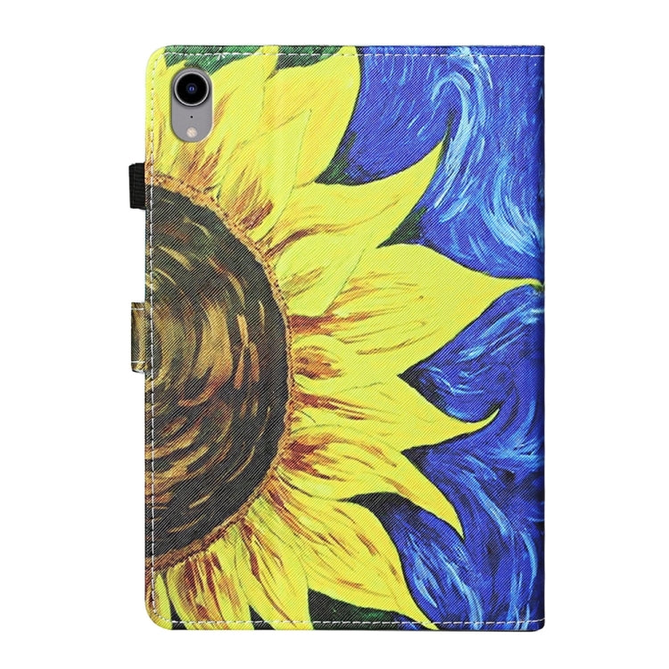 Custodia per tablet in pelle intelligente con cuciture colorate, For iPad 10th Gen 10.9 2022