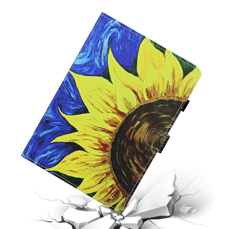 Custodia per tablet in pelle intelligente con cuciture colorate, For iPad 10th Gen 10.9 2022
