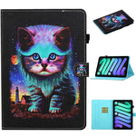 Custodia per tablet in pelle intelligente con cuciture colorate, For iPad 10th Gen 10.9 2022