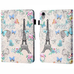 Custodia per tablet in pelle intelligente con cuciture colorate, For iPad 10th Gen 10.9 2022