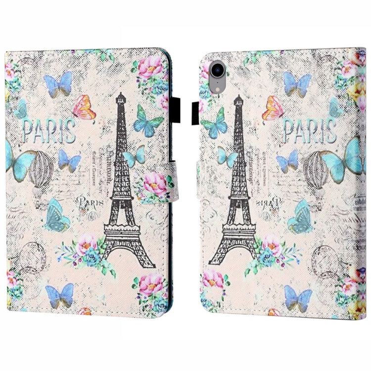 Custodia per tablet in pelle intelligente con cuciture colorate, For iPad 10th Gen 10.9 2022