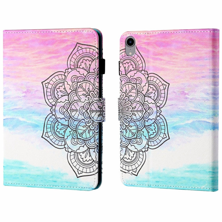 Custodia per tablet in pelle intelligente con cuciture colorate, For iPad 10th Gen 10.9 2022