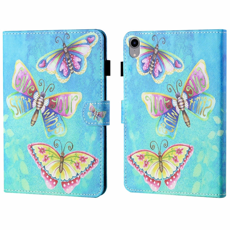 Custodia per tablet in pelle intelligente con cuciture colorate, For iPad 10th Gen 10.9 2022