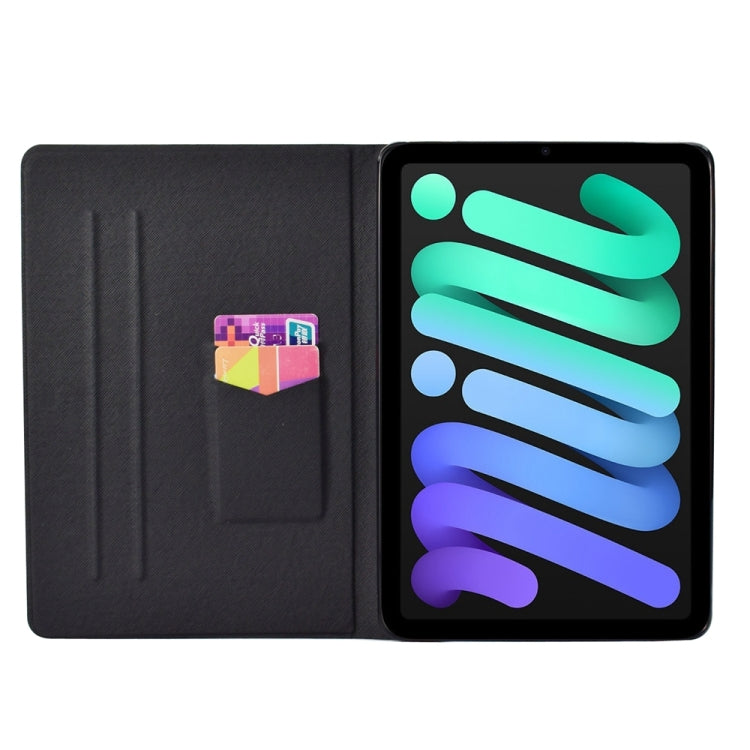 Custodia per tablet in pelle con verniciatura a colori di tensione, For iPad 10th Gen 10.9 2022