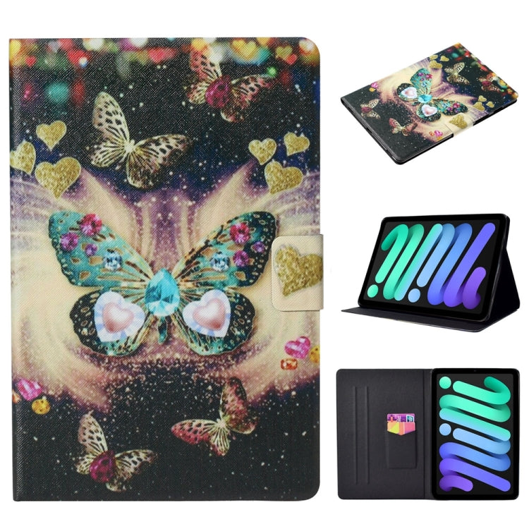Custodia per tablet in pelle con verniciatura a colori di tensione, For iPad 10th Gen 10.9 2022