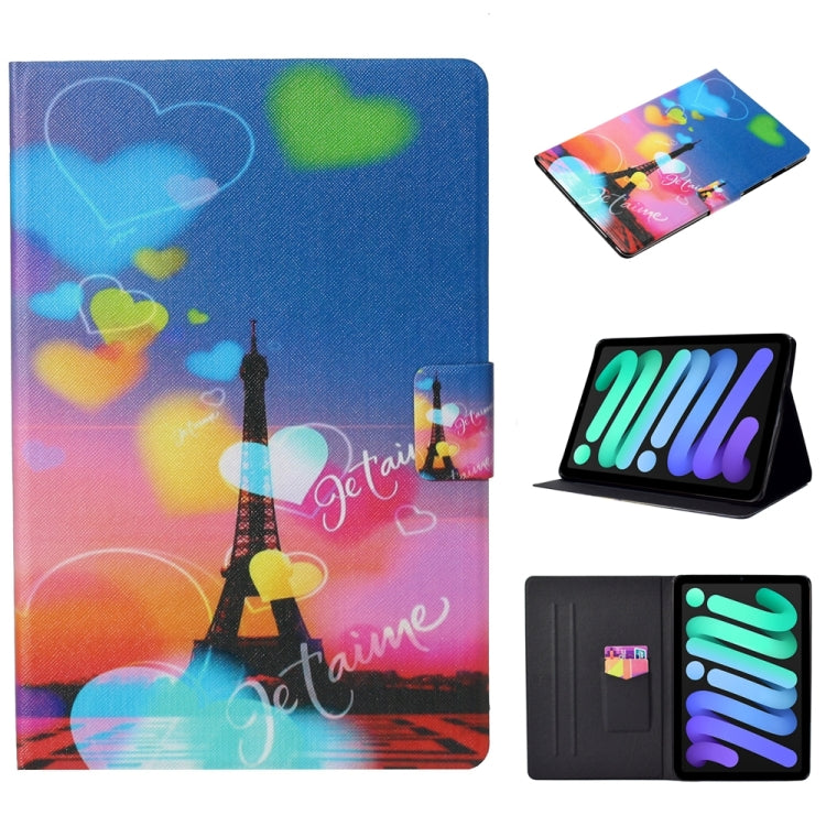 Custodia per tablet in pelle con verniciatura a colori di tensione, For iPad 10th Gen 10.9 2022