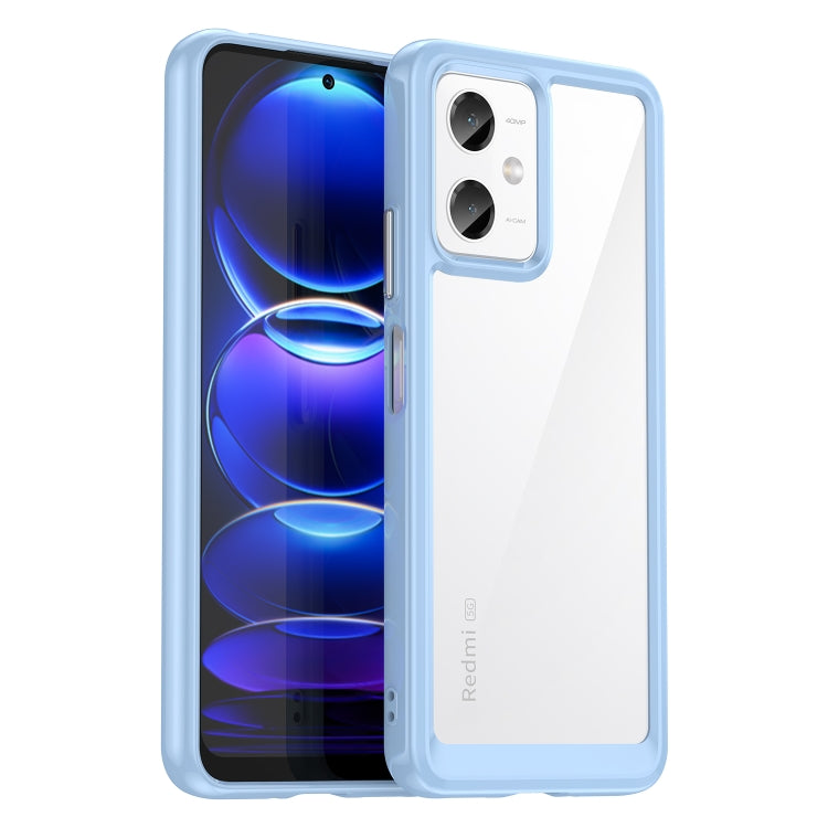 Custodia per telefono in acrilico + TPU serie colorata, For Xiaomi Redmi Note 12 China