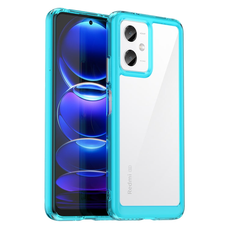 Custodia per telefono in acrilico + TPU serie colorata, For Xiaomi Redmi Note 12 China