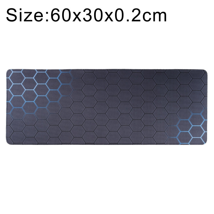 Tappetino per tastiera con tappetino per mouse da gioco con superficie in tessuto di gomma antiscivolo, 60 x 30 x 0.2cm, 70 x 30 x 0.2cm