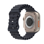 Cinturino in silicone stile oceano, For Apple Watch Series 8&7 41mm / SE 2&6&SE&5&4 40mm / 3&2&1 38mm