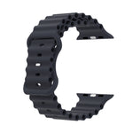 Cinturino in silicone stile oceano, For Apple Watch Series 8&7 41mm / SE 2&6&SE&5&4 40mm / 3&2&1 38mm