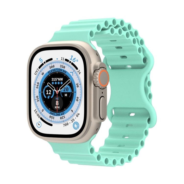Cinturino in silicone stile oceano, For Apple Watch Series 8&7 41mm / SE 2&6&SE&5&4 40mm / 3&2&1 38mm