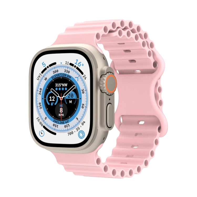 Cinturino in silicone stile oceano, For Apple Watch Series 8&7 41mm / SE 2&6&SE&5&4 40mm / 3&2&1 38mm