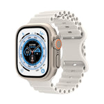 Cinturino in silicone stile oceano, For Apple Watch Series 8&7 41mm / SE 2&6&SE&5&4 40mm / 3&2&1 38mm