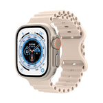 Cinturino in silicone stile oceano, For Apple Watch Series 8&7 41mm / SE 2&6&SE&5&4 40mm / 3&2&1 38mm