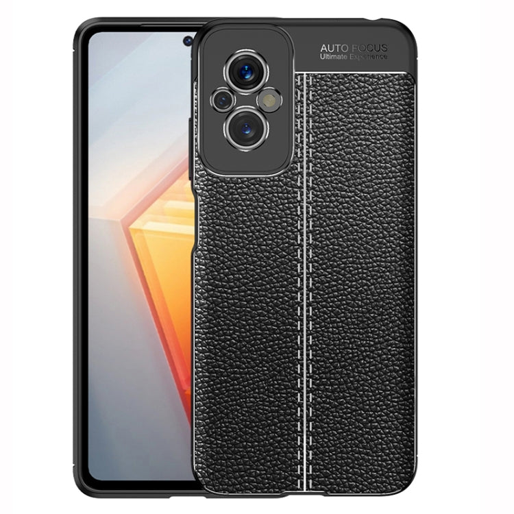 Custodia per cellulare in TPU con trama litchi, For Xiaomi Redmi Note 12 Global / Note 12 China / Poco X5, For Xiaomi Redmi Note 12 Pro 5G / Note 12 Pro 5G Speed / Poco X5 Pro, For Xiaomi Redmi Note 12 Pro+ China, For Xiaomi Redmi 11 Prime