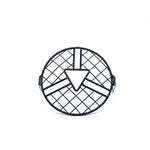 Copertura per griglia per lampada rotonda retrò con protezione per griglia a punta di freccia per motocicletta, Arrowhead Grill Guard