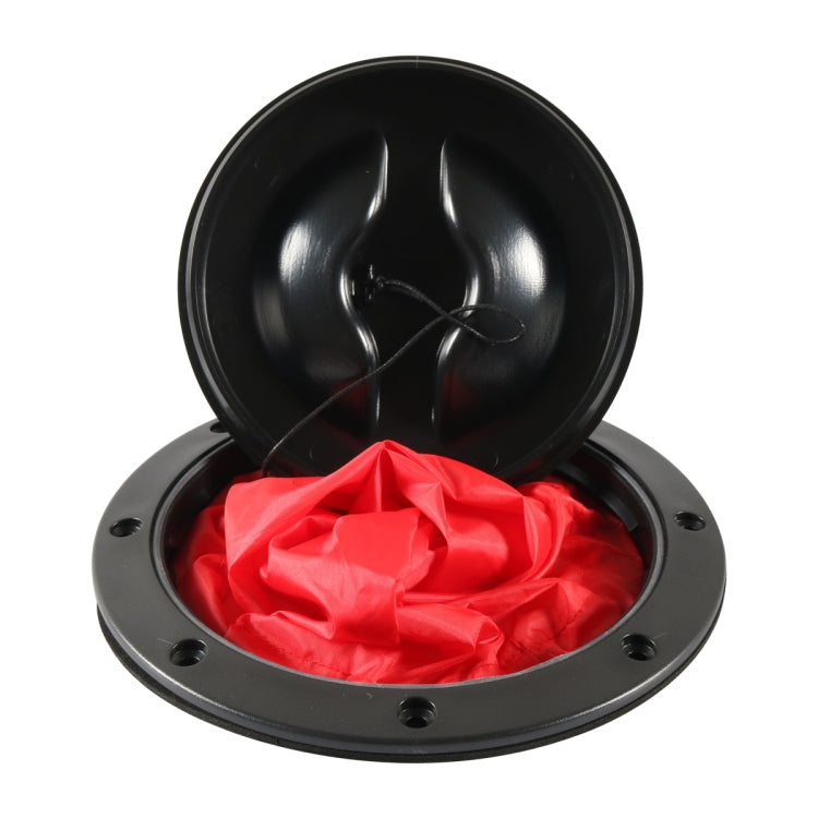 A6651-01 Copertura universale rotonda per boccaporto da 6 pollici con tasca in rete rossa, A6651-01