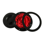 A6651-01 Copertura universale rotonda per boccaporto da 6 pollici con tasca in rete rossa, A6651-01