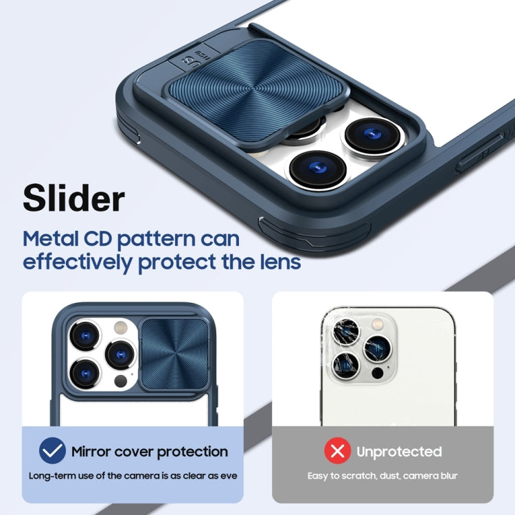 360 Custodia per telefono camshield scorrevole a corpo intero, For iPhone 14 Pro, For iPhone 14 Pro Max