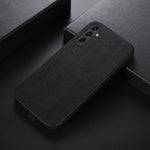 Custodia per telefono in PU con struttura in legno, For Samsung Galaxy A14 5G, For Samsung Galaxy S23+ 5G, For Samsung Galaxy S23 Ultra 5G