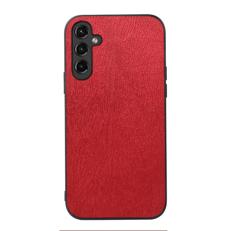 Custodia per telefono in PU con struttura in legno, For Samsung Galaxy A14 5G, For Samsung Galaxy S23+ 5G, For Samsung Galaxy S23 Ultra 5G
