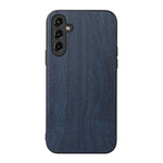 Custodia per telefono in PU con struttura in legno, For Samsung Galaxy A14 5G, For Samsung Galaxy S23+ 5G, For Samsung Galaxy S23 Ultra 5G