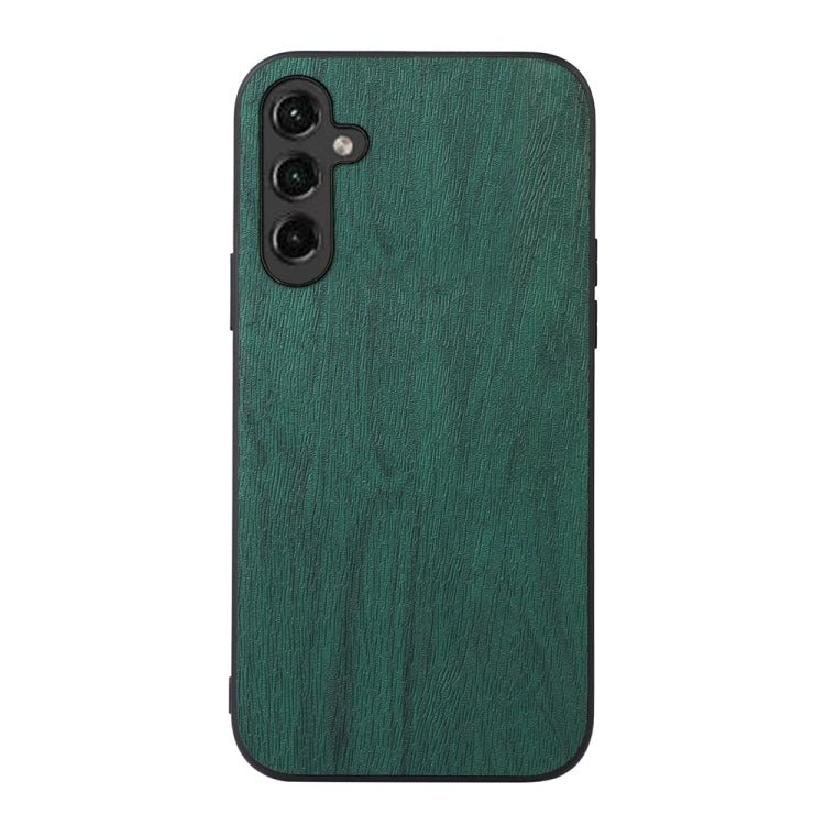 Custodia per telefono in PU con struttura in legno, For Samsung Galaxy A14 5G, For Samsung Galaxy S23+ 5G, For Samsung Galaxy S23 Ultra 5G