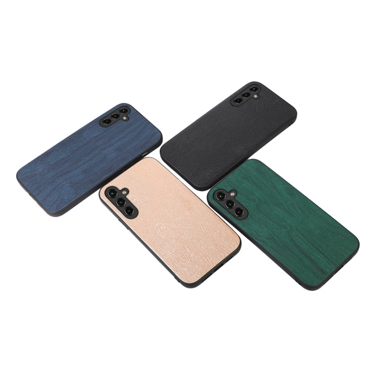 Custodia per telefono in PU con struttura in legno, For Samsung Galaxy A14 5G, For Samsung Galaxy S23+ 5G, For Samsung Galaxy S23 Ultra 5G
