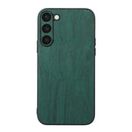Custodia per telefono in PU con struttura in legno, For Samsung Galaxy A14 5G, For Samsung Galaxy S23+ 5G, For Samsung Galaxy S23 Ultra 5G