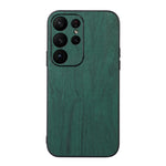 Custodia per telefono in PU con struttura in legno, For Samsung Galaxy A14 5G, For Samsung Galaxy S23+ 5G, For Samsung Galaxy S23 Ultra 5G