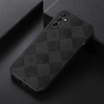 Custodia per telefono in PU scozzese intrecciata, For Samsung Galaxy A14 5G, For Samsung Galaxy S23+ 5G, For Samsung Galaxy S23 Ultra 5G