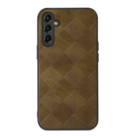Custodia per telefono in PU scozzese intrecciata, For Samsung Galaxy A14 5G, For Samsung Galaxy S23+ 5G, For Samsung Galaxy S23 Ultra 5G
